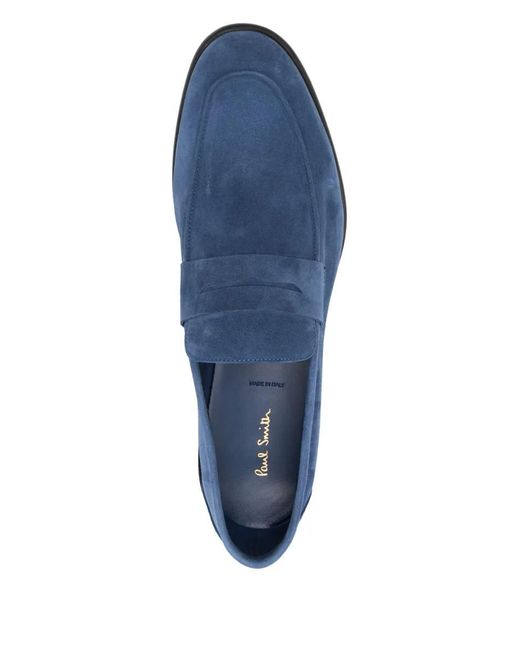 Paul Smith Blue Almond Toe Shoes for men