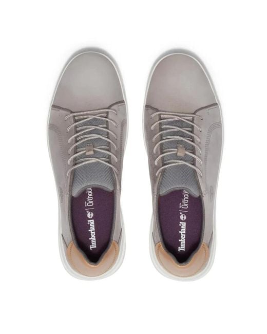 Timberland Gray Seneca Bay Low Lace Up Sneaker for men