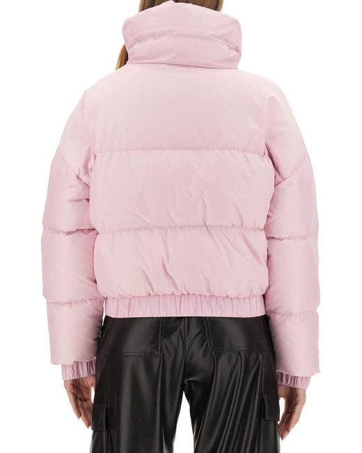 MSGM Pink Cropped Fit Jacket
