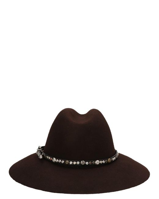 Golden Goose Deluxe Brand Black Fedora Hat for men