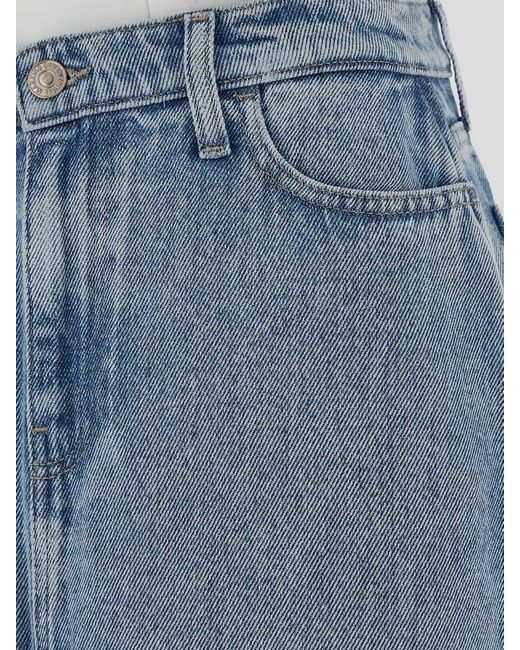 7 For All Mankind Blue Skirts