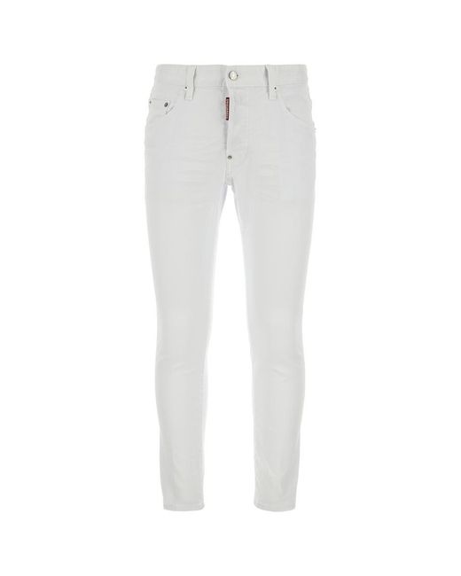 DSquared² White Jeans-52 for men