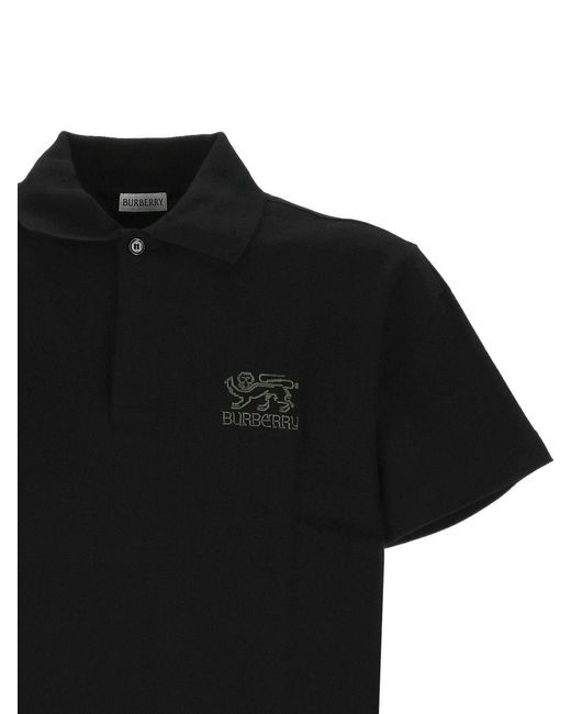 Burberry Black T-Shirts And Polos for men