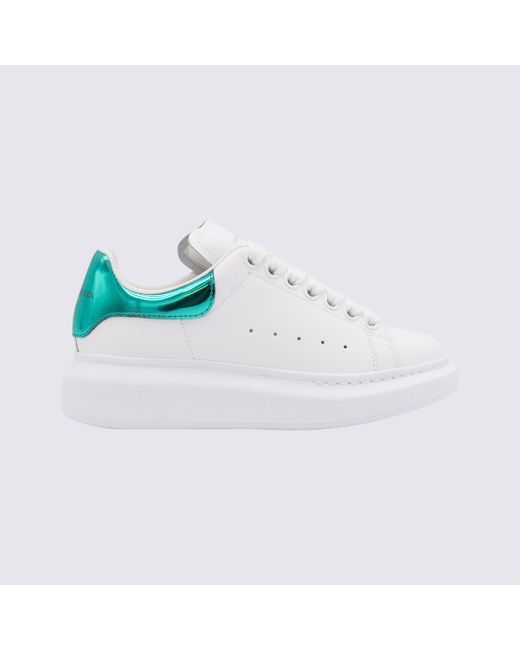 Alexander McQueen Rubber Sneakers Green in Blue Lyst