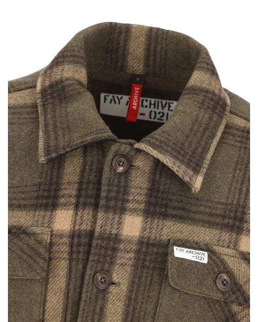 Fay Brown Shirts for men
