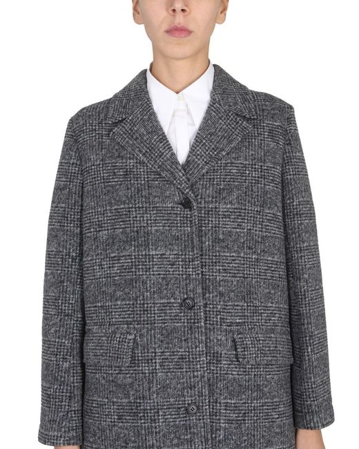 Department 5 Gray Single-Breasted Coat