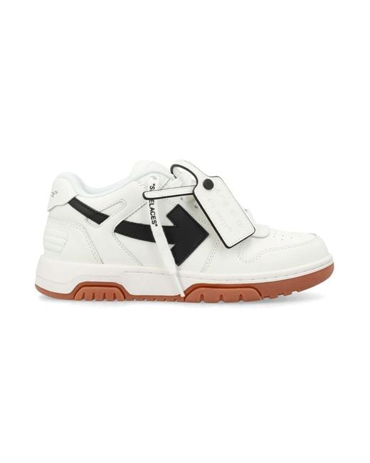 Off-White c/o Virgil Abloh White Out Of Office Calf Leather Sneakers