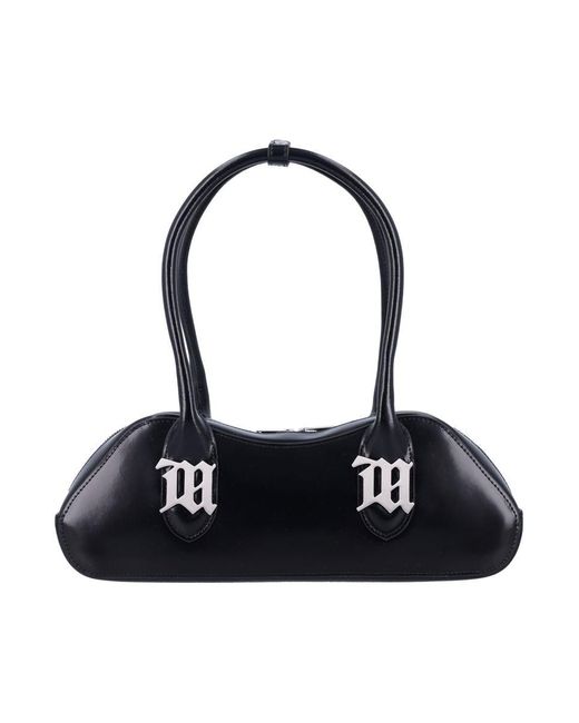 M I S B H V Black Uptown Bowling Bag