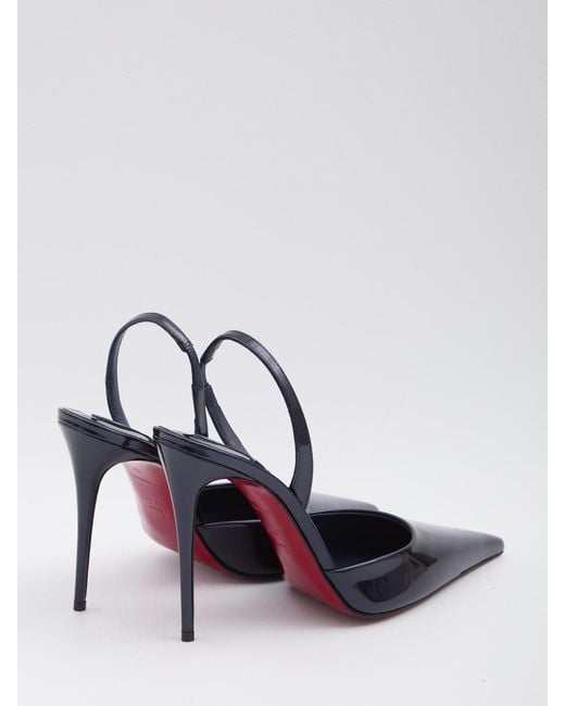 Christian Louboutin White Kate Max O Sling Slingback Pumps