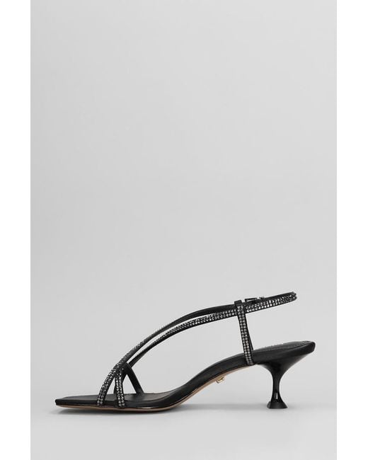 Lola Cruz Gray Liberty Heel 55 Sandals