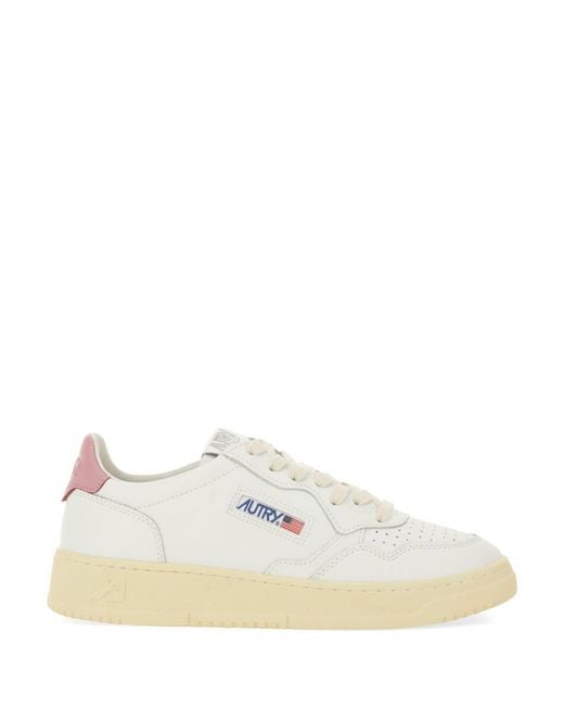 Autry White Medalist Low" Sneaker