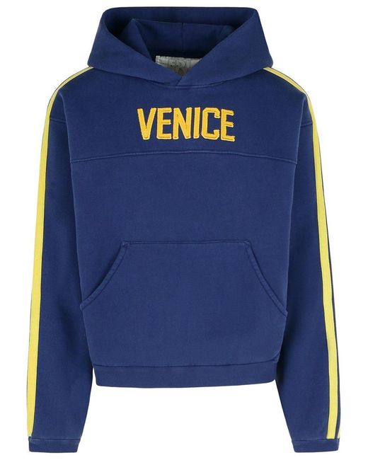 ERL Blue Cotton Sweatshirt for men