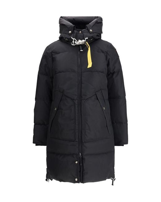 Parajumpers Black Long Bear Down Jacket