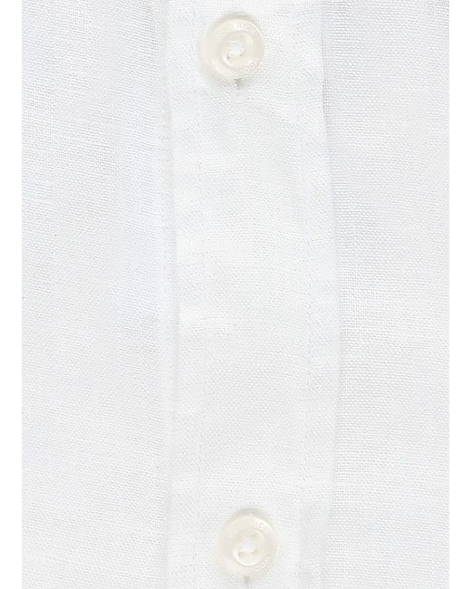 Woolrich Shirts in White for Men | Lyst