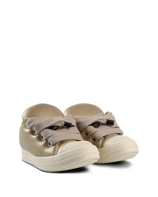 Rick Owens Natural Jumbolace Low Sneaks
