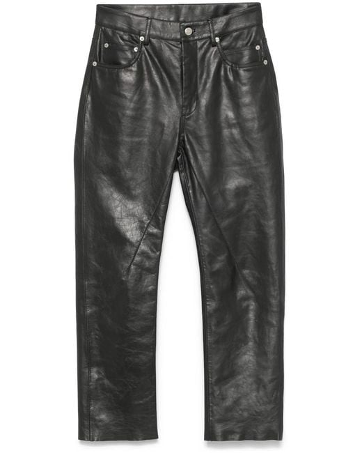 Rick Owens Women's Gray Detroit Cut Pants