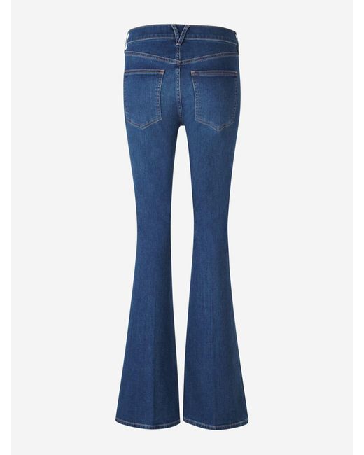 Veronica Beard Blue Beverly Flared Jeans