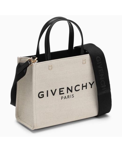 Givenchy Natural G Mini Canvas Tote Bag