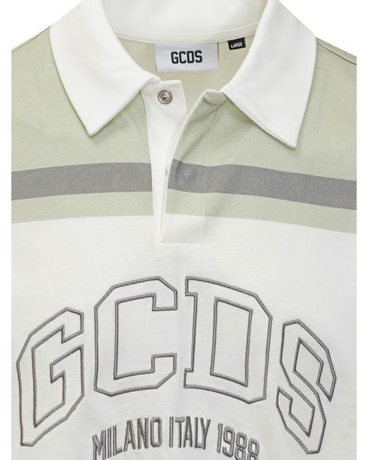 Gcds Gray T-Shirt Polo for men