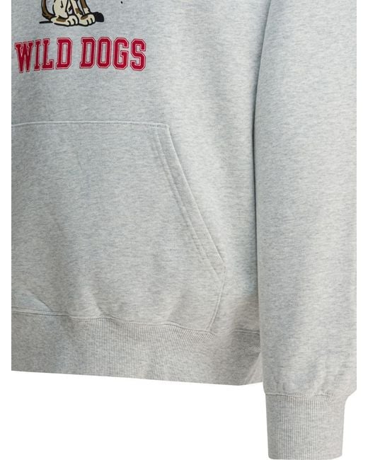 Carhartt Gray "Wild Dog" Hoodie for men