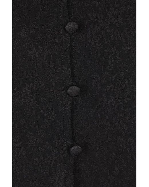 Chloé Black Blouse With Maxi Collar