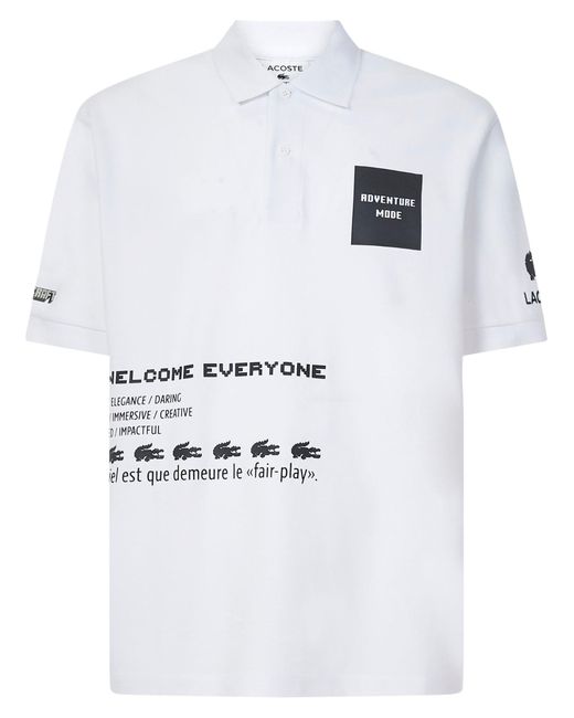 Lacoste T-shirts And Polos White for Men - Save 47% | Lyst