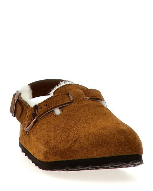 Birkenstock Brown 'Tokio' Sabots