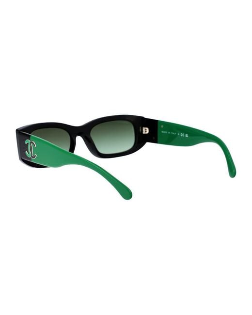 Chanel Green Sunglasses