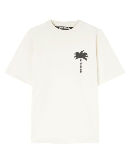 Palm Angels White Men The Palm Tee for men