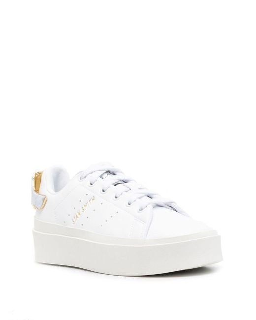 adidas Leather Sneaker in White | Lyst