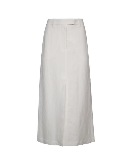 Brunello Cucinelli White Skirts