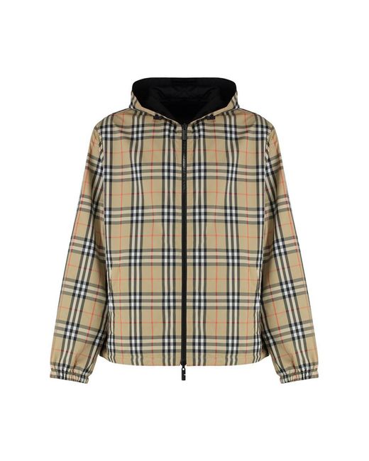 Burberry Natural Reversible Windbreaker-Jacket for men