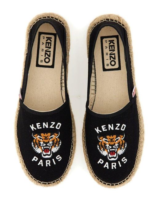 KENZO Black Flat Shoes