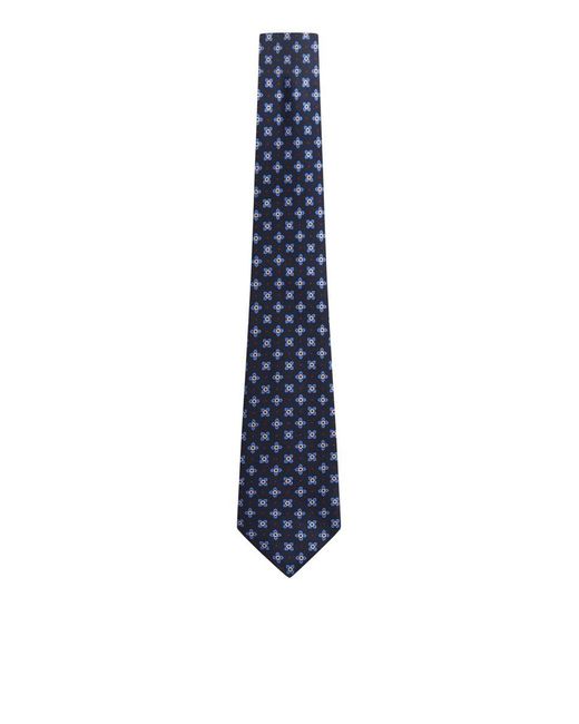 Kiton Blue Tie for men