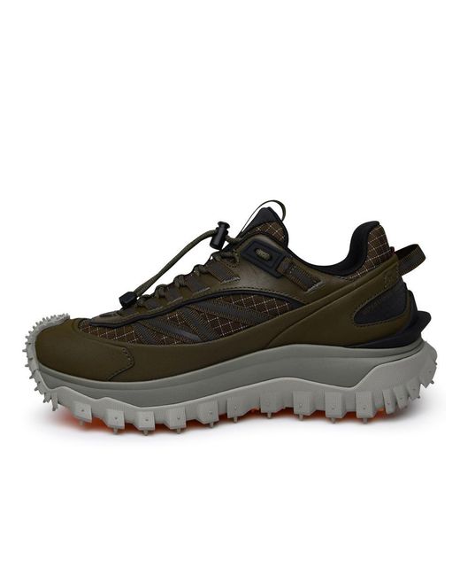 3 MONCLER GRENOBLE Black Polyamide Trail Grip Sneakers for men