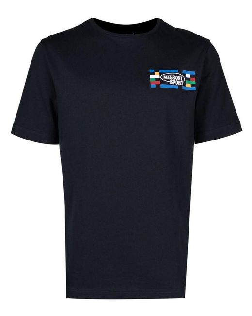 Missoni Black Logo-print T-shirt for men