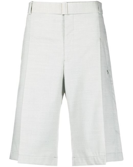 Etudes Studio White Wool Blend Shorts for men