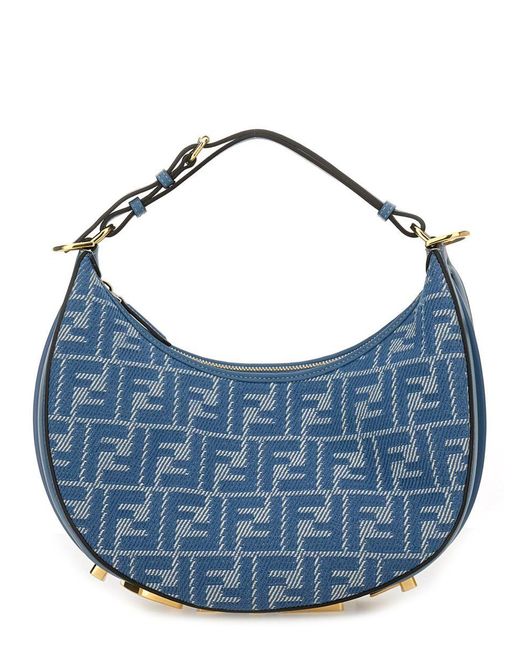 Fendi Blue Graphy Bag Small