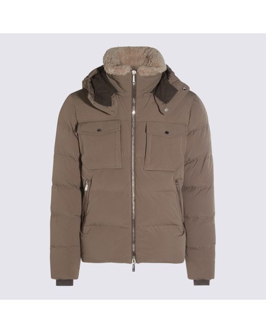 Moorer Brown Alarick Down Jacket for men