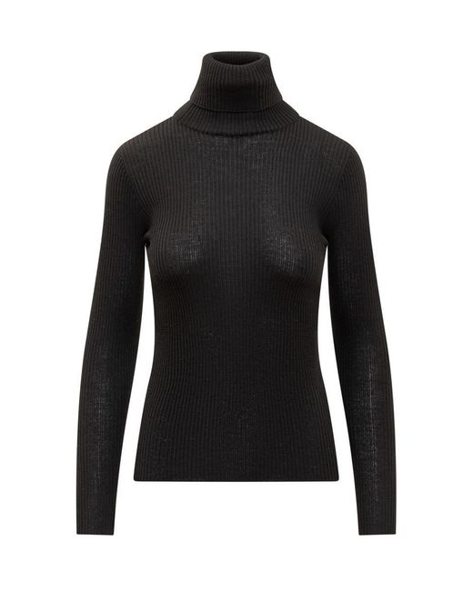Jucca Black Turtleneck Sweater