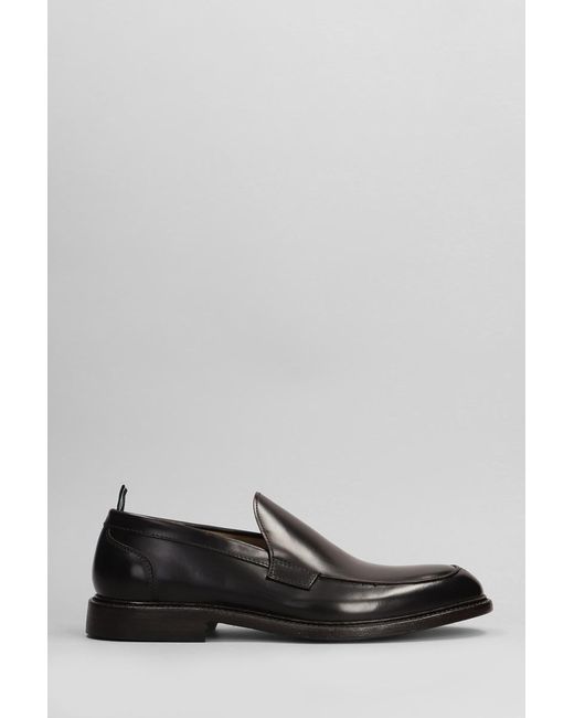 Chaussures Homme Loafer GREEN GEORGE - Cuir Noir Fabriqué En Italie - Franges - Neuf Avec Boîte