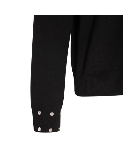 Versace Black Cashmere Blend Jumper for men
