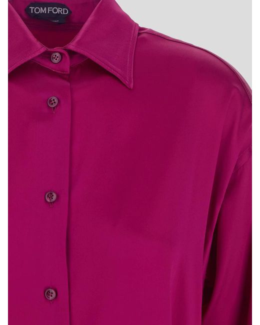 Tom Ford Pink Silk Shirt