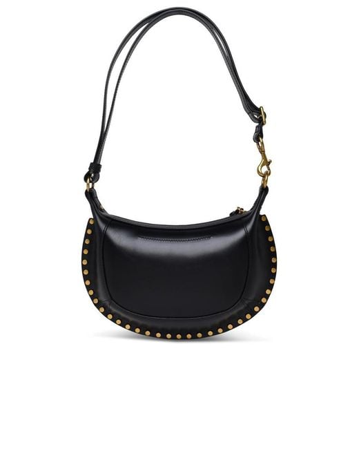 Isabel Marant Black 'Oskan Moon' Leather Bag