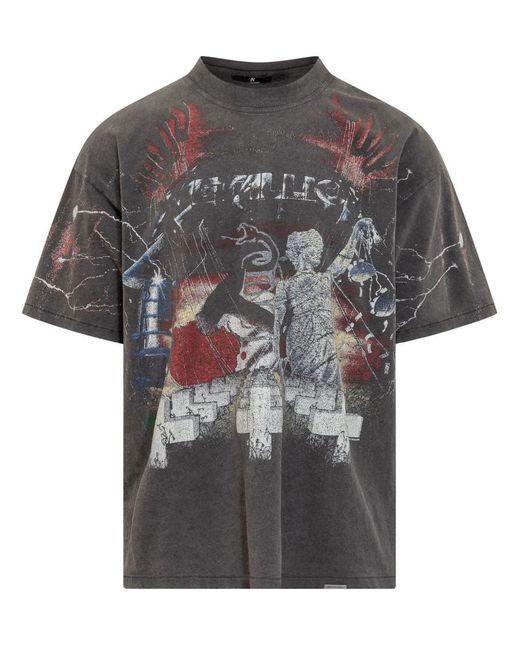 Represent Gray Metallica Master Of Puppets T-Shirt for men