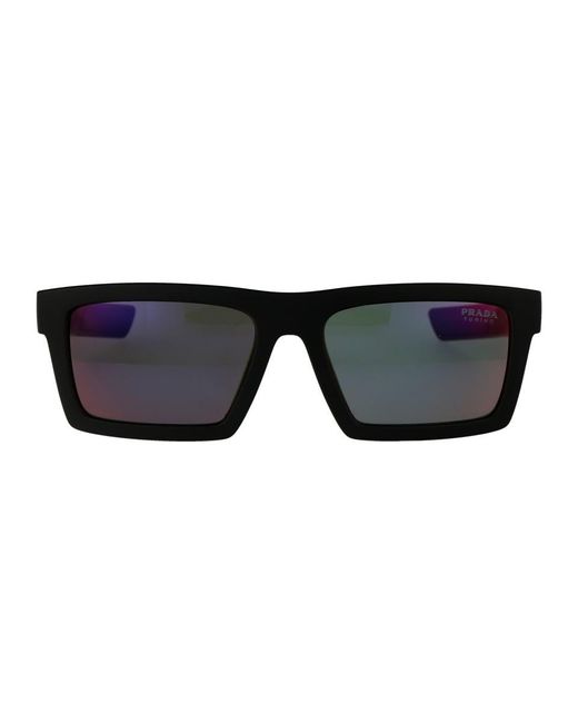 Prada Black Linea Rossa Sunglasses for men