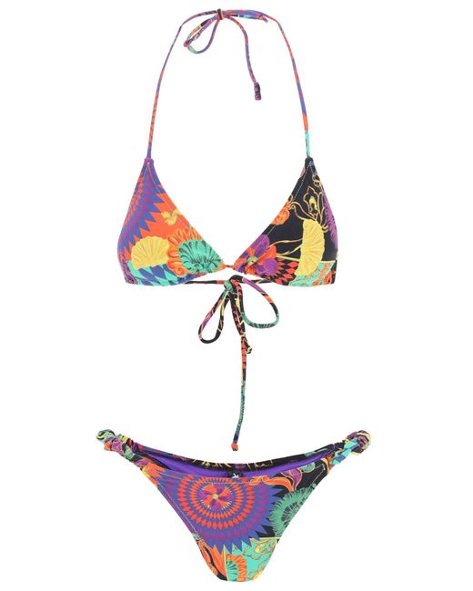 Reina Olga Synthetic The Scrunchie Bikini Set | Lyst Canada