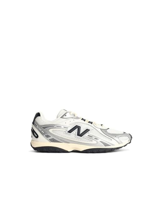 New Balance White '204' Fabric Blend Sneakers