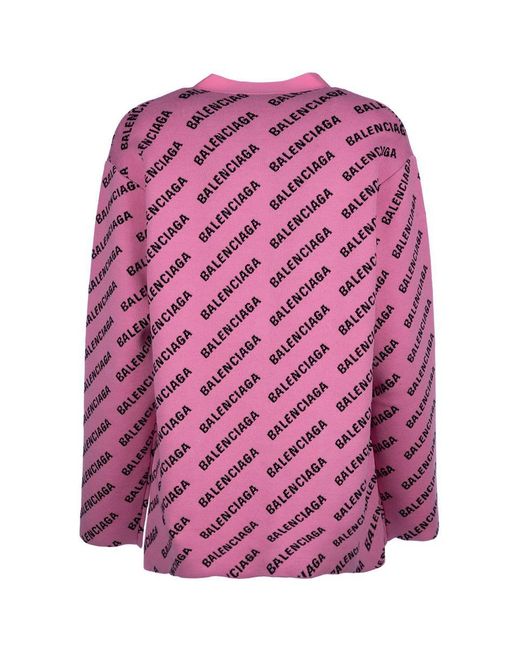Balenciaga Pink Knitwear