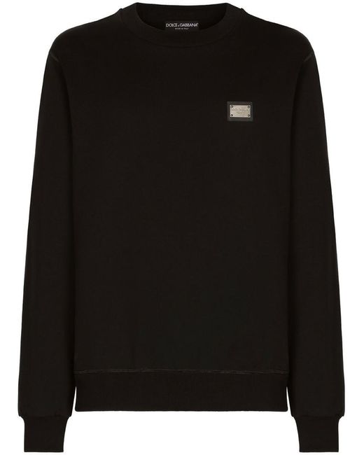 Dolce & Gabbana Black Sweatshirt for men